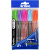 Artline 8210 Smoove Ballpoint Pen Medium 1mm Brights Pack Of 10