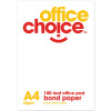 OFFICE CHOICE OFFICE PAD A4 100 Leaf Bond Ruled 60gsm