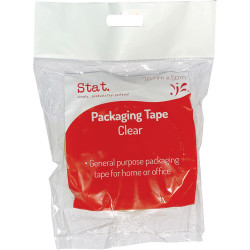 Stat Packaging Tape 36mmx50m Clear