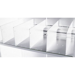 Rapidline Go Steel Tambour Accessory Shelf Divider Pack Of 5 White