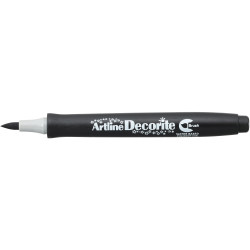 Artline Decorite Standard Markers Brush Nib Black Box Of 12