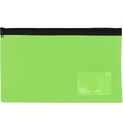 Celco Pencil Case Single Zip Small 204x123mm Lime Green