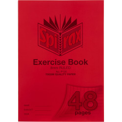 Spirax Exercise Book P100 A4 48 Page 8mm Ruled