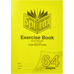 Spirax Exercise Book P106 A4 64 Page 8mm Ruled