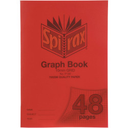 Spirax P130 Graph Book Poly Cover A4 48 Page 10mm Grid