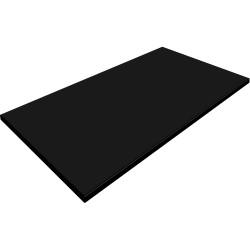 SM France Rectangle Table Top Indoor Outdoor Use 1200W x  800mmD Black