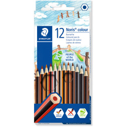 Staedtler Noris Colour Pencils People Of The World  Assorted Colours Pack of 12