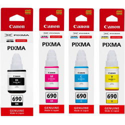 Canon GI690 MegaTank Ink  Bottle Refill Value Pack Assorted