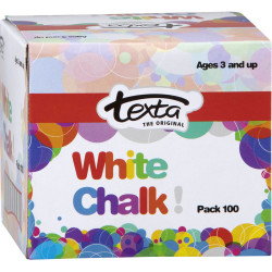 Texta Chalk White Pack Of 100