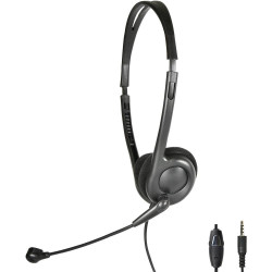 Shintaro  Light Weight Headset With Boom Microphone Black