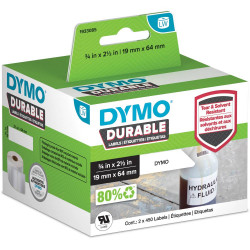 Dymo 1933085 Durable Multi Purpose Labels 19x64mm White Pack of 900