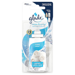 Glade Sense & Spray Automatic Freshener Refill Clean Linen 12.2g