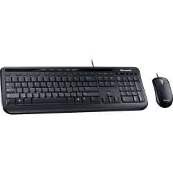 Microsoft Wired Desktop  600 Wired Mouse and Keyboard  Black
