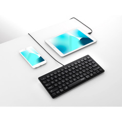 Kensington Simple Solutions Wired Compact Keyboard With Lightning Connector Black