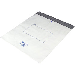 Protext Polycell Plastic Courier Bag 420mm x 450mm White Carton of 500
