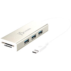 J5Create USB-C 3-Port USB-A HUB with SD And Micro SD Card Reader