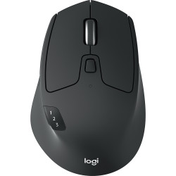 Logitech M720 Triathlon Multi-Computer Wireless Mouse Black