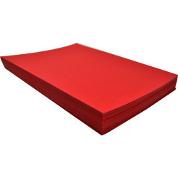 Rainbow Spectrum Board 510mmX640mm 220 gsm Red 100 Sheets