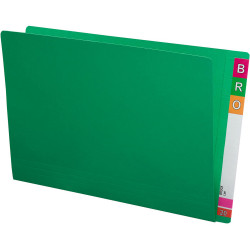 Avery Lateral Shelf Files Foolscap Extra Heavy Weight Box of 100 Green
