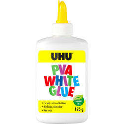 UHU White PVA Glue 125ml