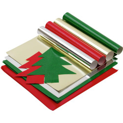 Jasart Christmas Paper 254x254mm Assorted Pack of 100