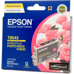 Epson T0543 UltraChrome Hi-Gloss Ink Cartridge Magenta