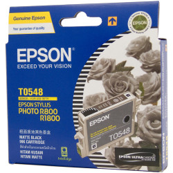 Epson T0548 UltraChrome Hi-Gloss Ink Cartridge Matte Black