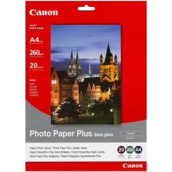 Canon Sg201 A4 260Gsm Semi-Gloss Photo Paper Pack of 20