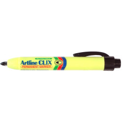 Artline 73 Clix Permanent Marker Retractable Bullet 1.5mm Black