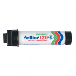 Artline 120 Jumbo Permanent Marker Broad Wedge 20mm Black