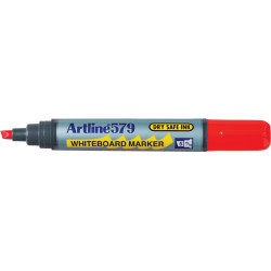 Artline 579 Whiteboard Marker Chisel 2-5mm Red