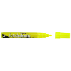 Texta Liquid Chalk Marker Wet Wipe Bullet 4.5mm Yellow