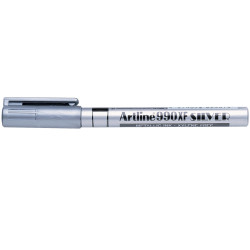 Artline 990XF Metallic Marker Fine Bullet 1.2mm Silver