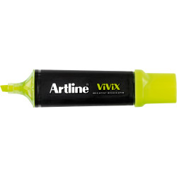 Artline Vivix Highlighter Marker Chisel 2-5mm Yellow