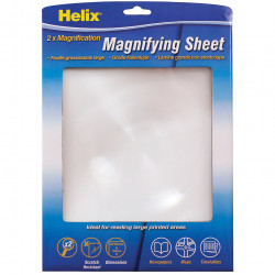 Helix Magnifying Sheet A4 With 2 x Magnification