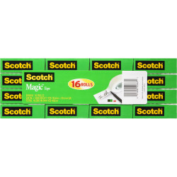 Scotch 810-16 Magic Tape 19mmx25.4m Multipack Pack of 16