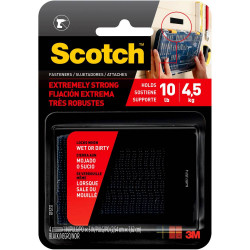 Scotch R100 Mounting Tape 2.5cmx2.5cm Restickable Squares Tabs Clear Pack of 18