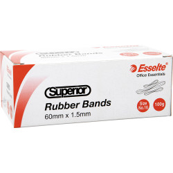 Esselte Superior Rubber Bands Size 16 Box 100gm