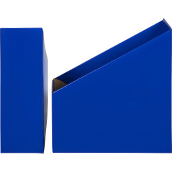 Marbig Book Boxes Small 9wx25dx27h cm Blue | Each