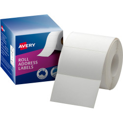 Avery Permanent Address Labels 78x48mm Write On White Box Of 500
