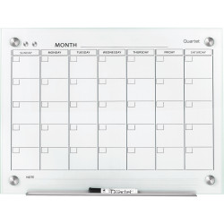 Quartet Infinity Glass Board Calendar 895x635mm White