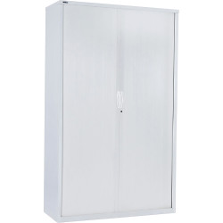 Rapidline Go Tambour Door Cupboard No Shelves Included 1200W x 473D x 1981mmH White