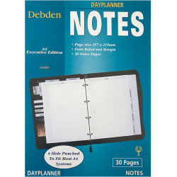Debden Dayplanner Refill Notes A4 Edition