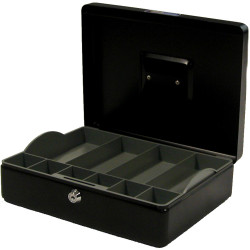 Esselte Classic Cash Box No.12 300 x 230 x 90mm Black