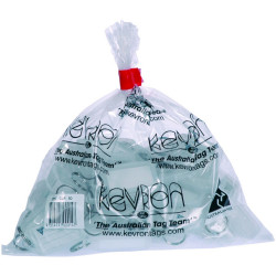 Kevron Key Tags Id5 56x30mm Clear Bag of 50