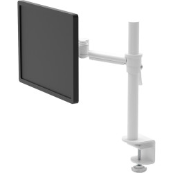 Elevar Pluto Single Monitor Arm With Clamp White