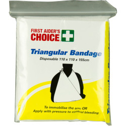 First Aider's Choice Triangular Bandage 110cmx155cm