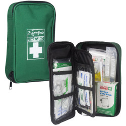 Trafalgar First Aid Kit Vehicle Soft Case Green