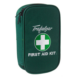 Trafalgar First Aid Kit Vehicle Low Risk Soft Case Green