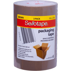 Sellotape Packaging Tape 48mmx50m Acrylic Adhesive Brown